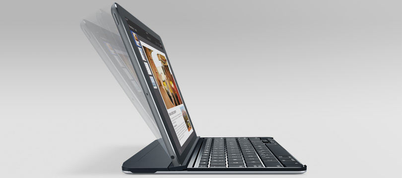Logitech Wireless Ultrathin Keyboard Cover - клавиатура-обложка для iPad Air 2 (Space Gray) купить в интернет-магазине icover