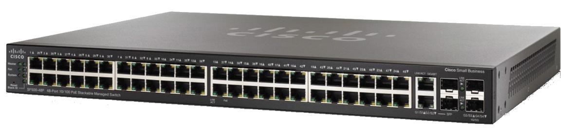 Cisco SG500-52P 52-port Gigabit POE (SG500-52P-K9-G5) - стекируемый управляемый коммутатор купить в интернет-магазине icover