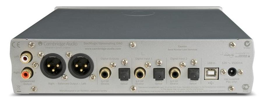 Cambridge Audio DacMagic Plus (5055300405425) - внешний ЦАП (Silver) купить в интернет-магазине icover