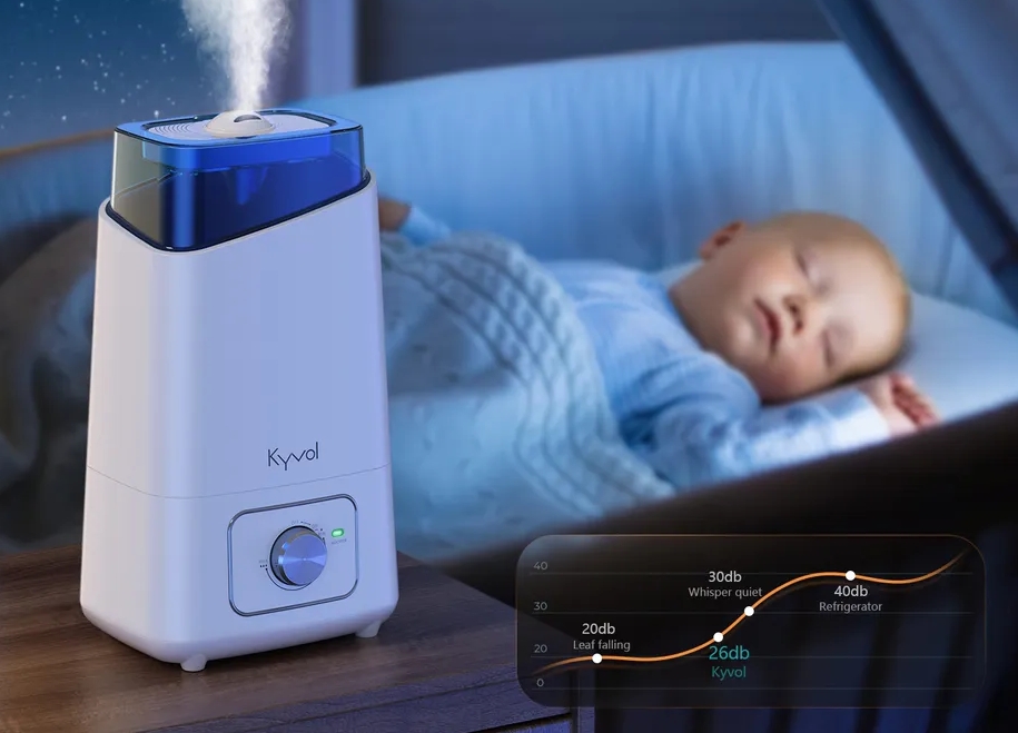 Увлажнитель воздуха Kyvol Ultrasonic Cool Mist Humidifier EA200 (White/Blue) купить в интернет-магазине icover