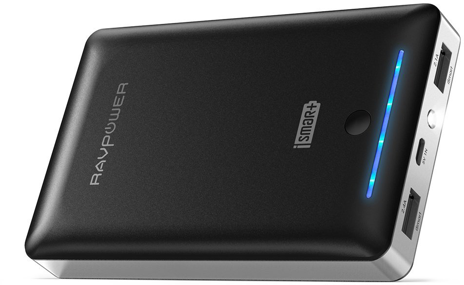 Внешний аккумулятор RAVPower Deluxe Portable Charger (RP-PB19) 16750 mAh (Black) купить в интернет-магазине icover