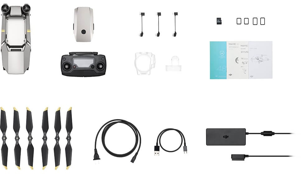 Квадрокоптер DJI Mavic Pro Platinum (Silver) купить в интернет-магазине icover