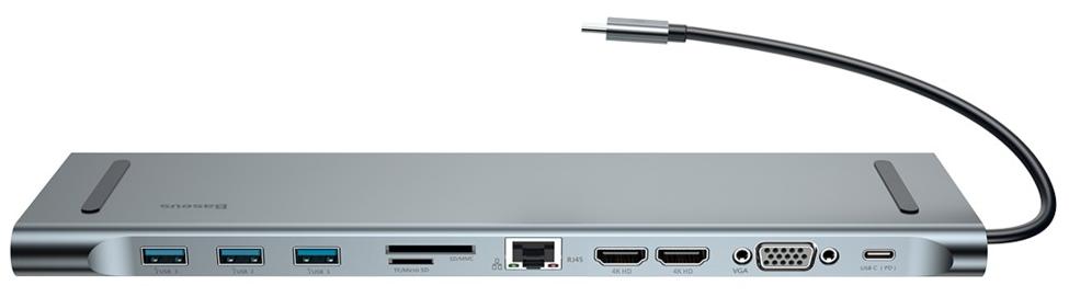 USB-концентратор Baseus Enjoyment Series USB-C CATSX-G0G (Space Grey) купить в интернет-магазине icover