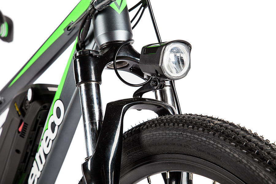 Велогибрид Eltreco XT 880 021593-2002 (Black/Green) купить в интернет-магазине icover