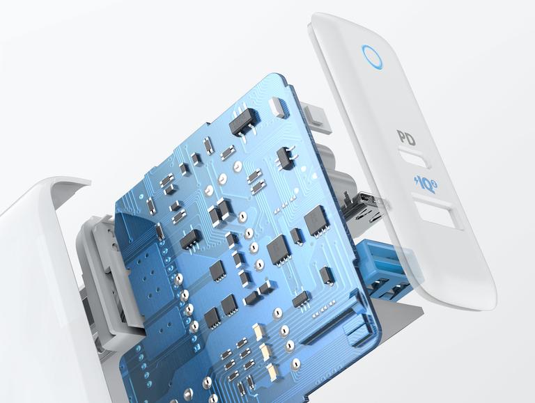 Сетевое зарядное устройство Anker PowerPort PD+ 2 A2626LD1 (White) купить в интернет-магазине icover