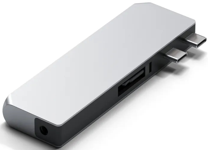 USB-концентратор Satechi USB-C Pro Hub Mini ST-UCPHMIS для MacBook Pro 2021 (Silver) купить в интернет-магазине icover