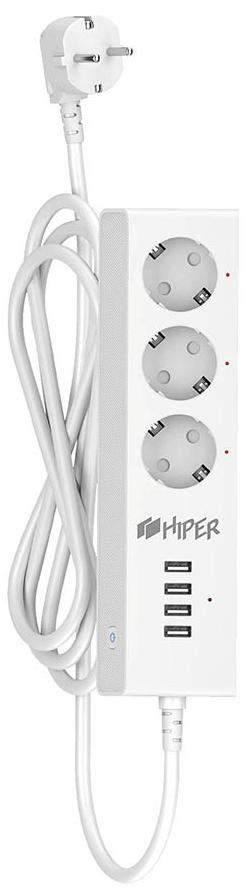 

Умный сетевой фильтр HIPER IoT PS34 (White)