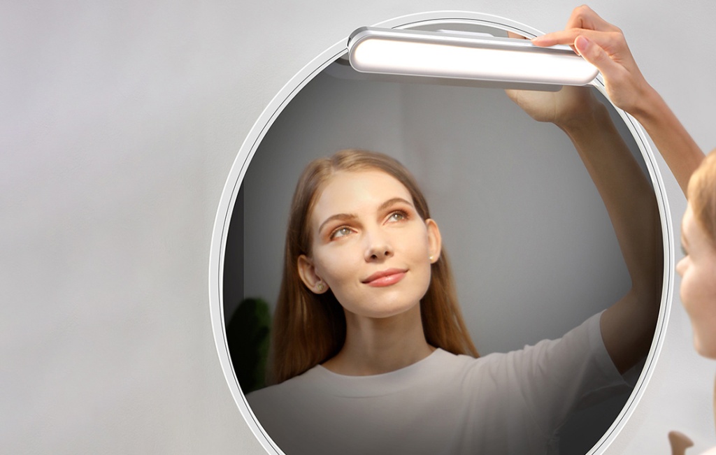 Лампа Baseus Magnetic Stepless Dimming Charging Desk Lamp Pro (White) купить в интернет-магазине icover