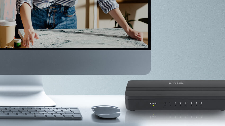 Ethernet-коммутатор Zyxel GS-108S v2 (Black) купить в интернет-магазине icover