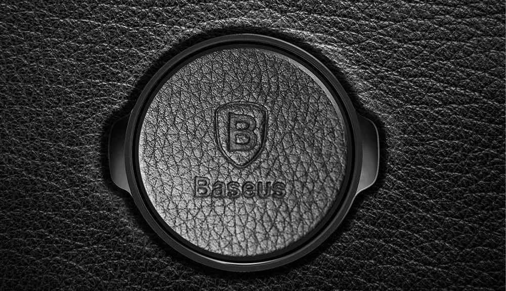 Автомобильный магнитный держатель Baseus Small Ear Series Magnetic Suction Bracket SUER-E01 (Leather Black) купить в интернет-магазине icover