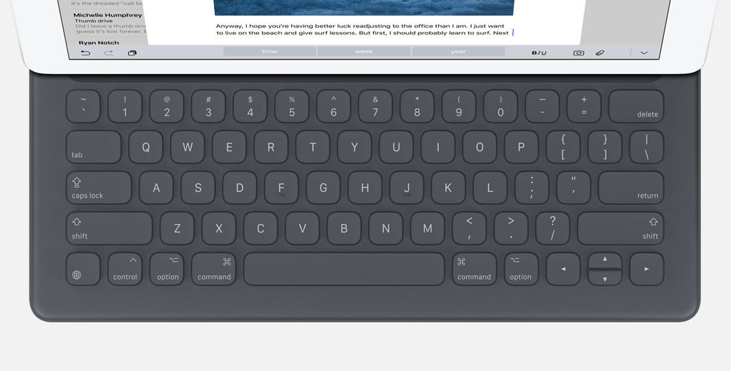 Чехол-клавиатура Apple iPad Pro 12.9 Smart Keyboard (English layout) купить в интернет-магазине icover
