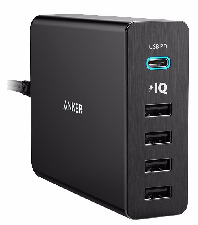 

Сетевое зарядное устройство Anker PowerPort+ 5 USB-C A2053L11 (Black)