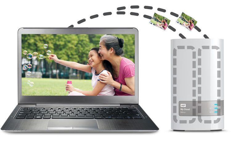 Сетевое хранилище Western Digital My Cloud Mirror Gen2 4Tb WDBWVZ0040JWT (White) купить в интернет-магазине icover