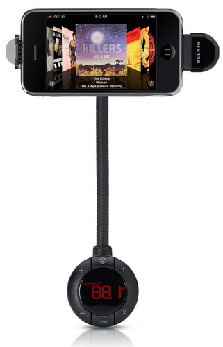 Belkin TuneBase FM Live (F8Z618) - автозарядка и FM-трансмиттер для iPhone/iPod купить в интернет-магазине icover