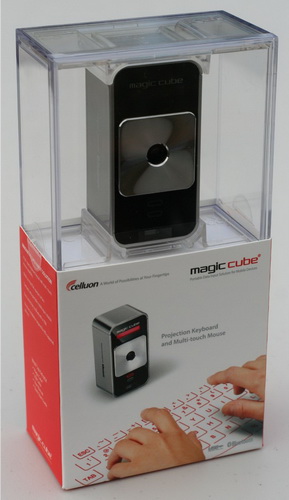 Celluon Magic Cube Laser Projection Keyboard and Touchpad - лазерная клавиатура + тачпад для iPhone/iPod/iPad (Silver) купить в интернет-магазине icover
