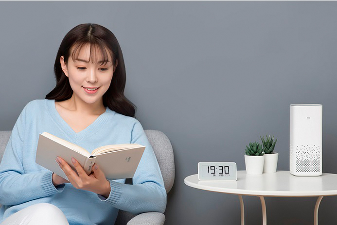 Метеостанция Xiaomi Mijia Temperature And Humidity Electronic Watch (LYWSD02MMC) купить в интернет-магазине icover