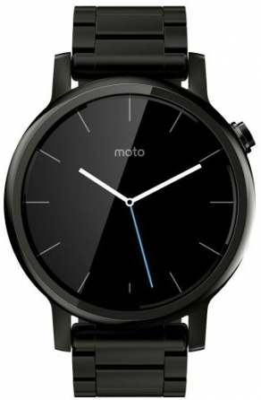 Motorola MOTO 360 2nd Gen 46mm (00905NARTL) - умные часы (Black Steel) купить в интернет-магазине icover