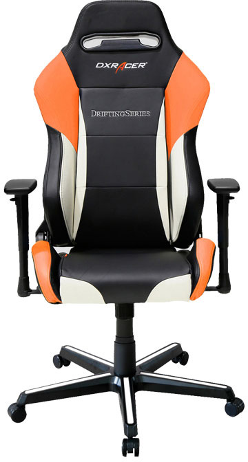 Компьютерное кресло DXRacer OH/DM61/NWO (Black/White/Orange) купить в интернет-магазине icover