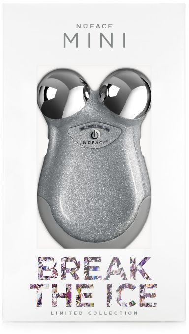 Аппарат для повышения тонуса лица NuFace Mini Break the Ice (Silver) купить в интернет-магазине icover