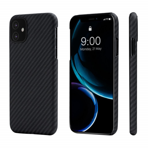 

Чехол Pitaka MagCase (KI1101R) для iPhone 11 (Black/Grey)