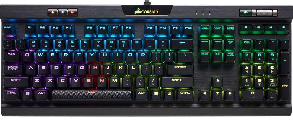 Игровая клавиатура Corsair K70 RGB MK.2 Cherry MX Red CH-9109010-RU (Black) купить в интернет-магазине icover