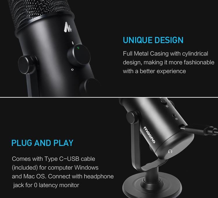 Микрофон Maono AU-903 (Black) купить в интернет-магазине icover