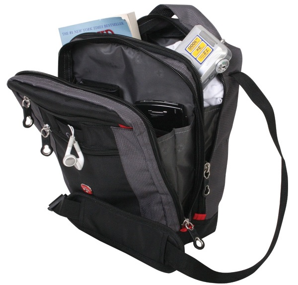 Wenger Vertical boarding bag (1092238) – сумка дорожная (Black/Grey) купить в интернет-магазине icover