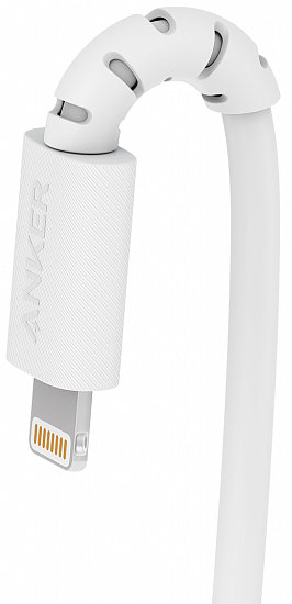Кабель Anker PowerLine Select+ USB-C/Lightning MFI 1.8m A8618 (White) купить в интернет-магазине icover