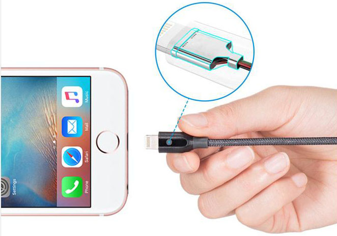 Кабель для iPod, iPhone, iPad Anker PowerLine+ 3 m (A8123HA1) Lightning to USB (Grey) купить в интернет-магазине icover