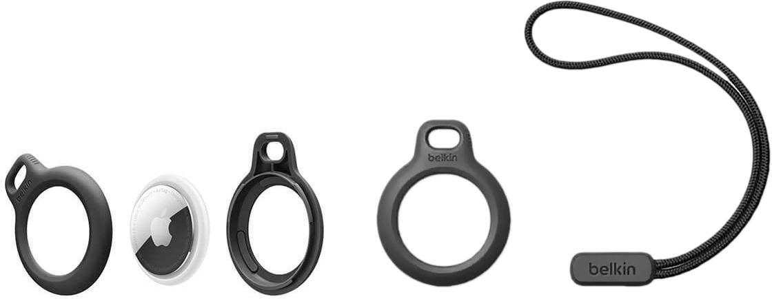 Держатель со шнурком Belkin Secure Holder (F8W974btBLK) для Apple AirTag (Black) купить в интернет-магазине icover