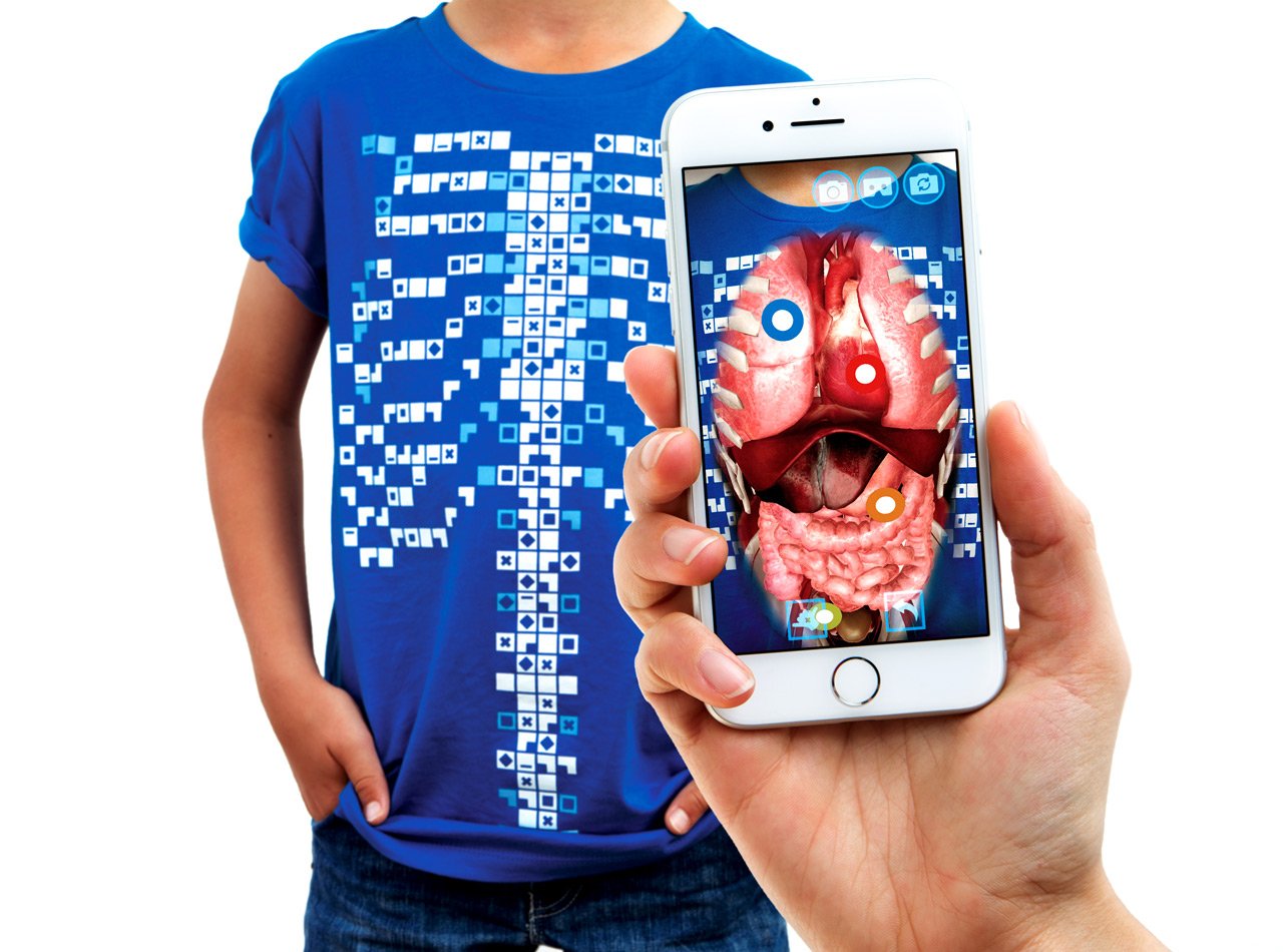

Футболка дополненной реальности Curiscope VIRTUALI-TEE Kids M (Blue)