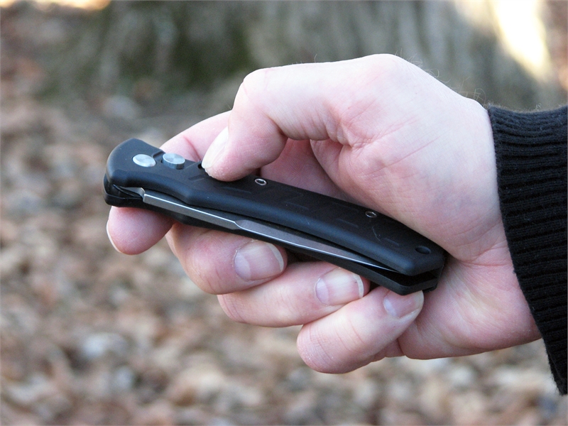 Al Mar S.E.R.T. Automatic Knife (AL/SERT) - складной нож (Black) купить в интернет-магазине icover