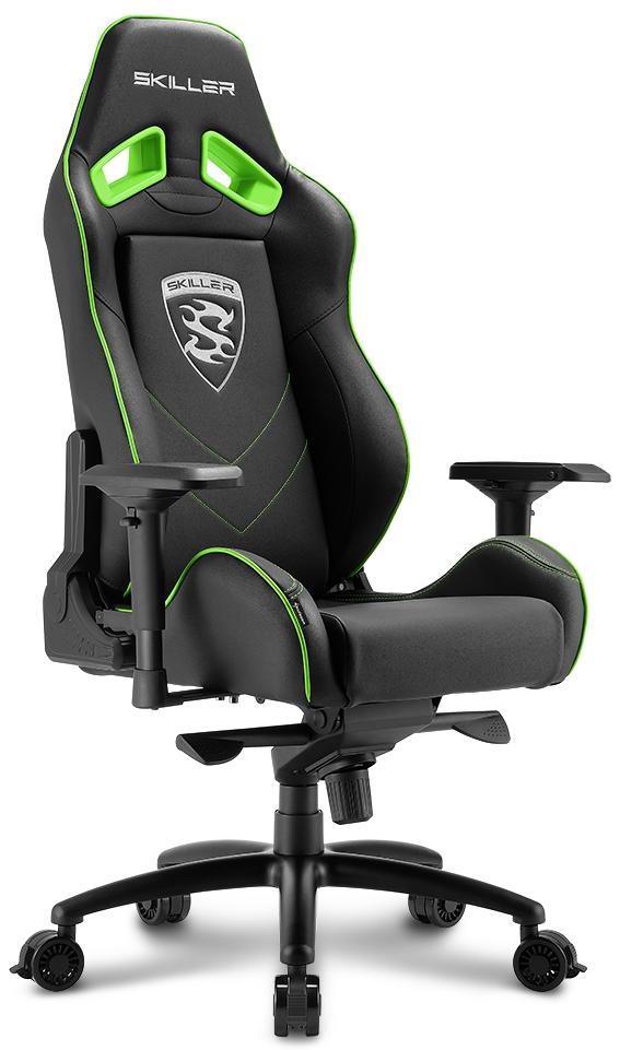 Игровое кресло Sharkoon Skiller SGS3 (Black/Green) купить в интернет-магазине icover