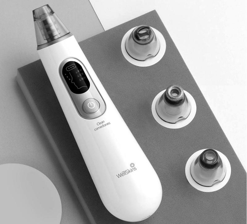 Аппарат для вакуумной чистки кожи лица Xiaomi WellSkins WX-HT100 (Silver) купить в интернет-магазине icover