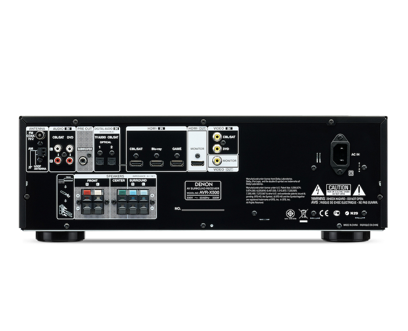 Denon AVR-X500 BL - ресивер купить в интернет-магазине icover
