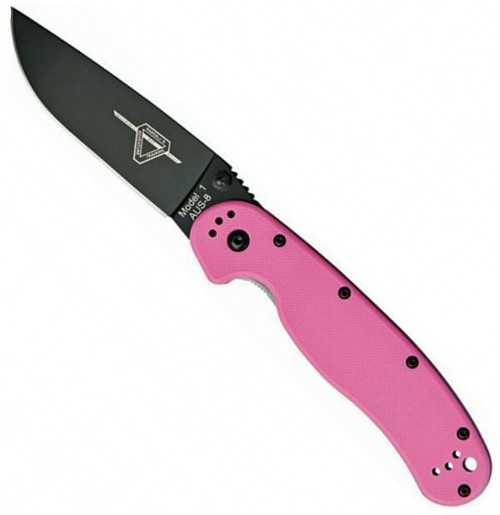 Ontario Rat-1 Folder (ONT/8866) - нож складной (Pink) купить в интернет-магазине icover