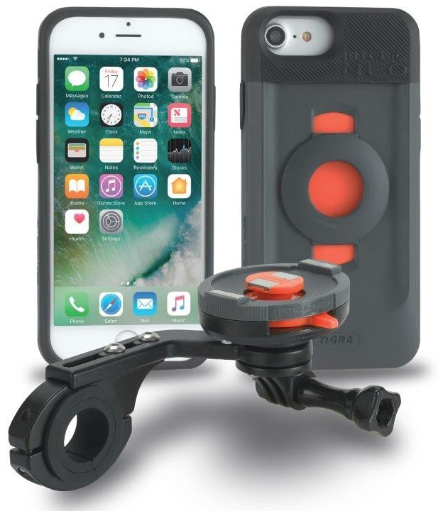 

Держатель с чехлом для велосипеда TigraSport FitClic Neo Bike Kit Forward для iPhone 6/7/8/SE 2020 (Black)