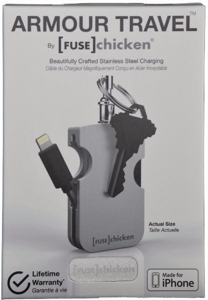 FuseChicken Armour Travel - кабель USB-Lightning (Silver) купить в интернет-магазине icover