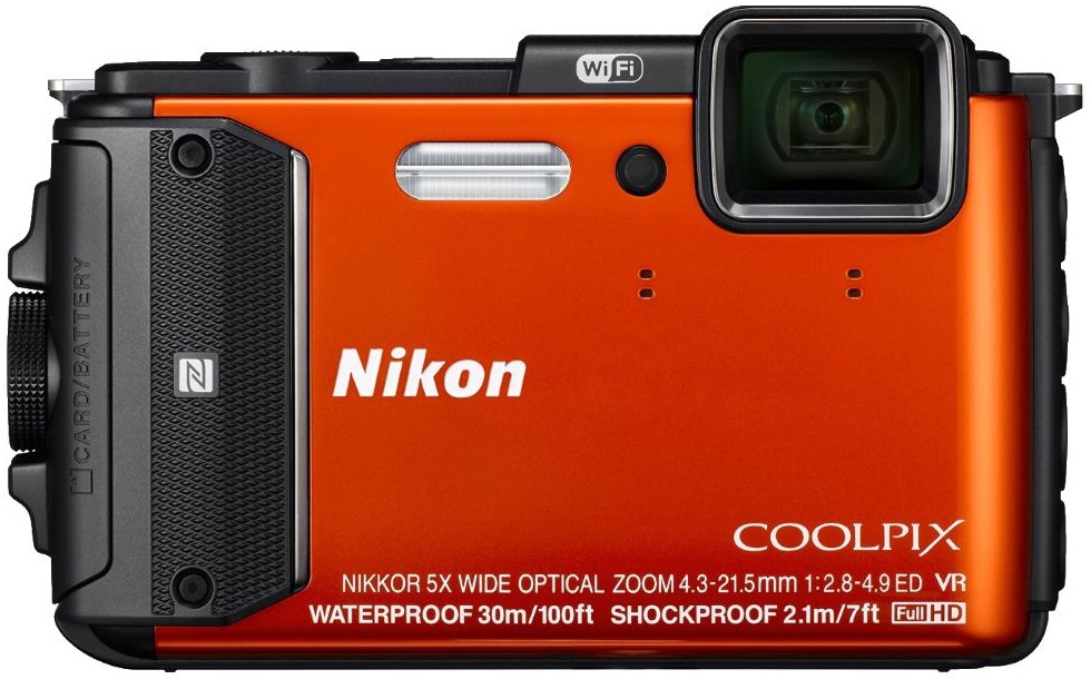 Фотоаппарат Nikon Coolpix AW130 (Orange) купить в интернет-магазине icover