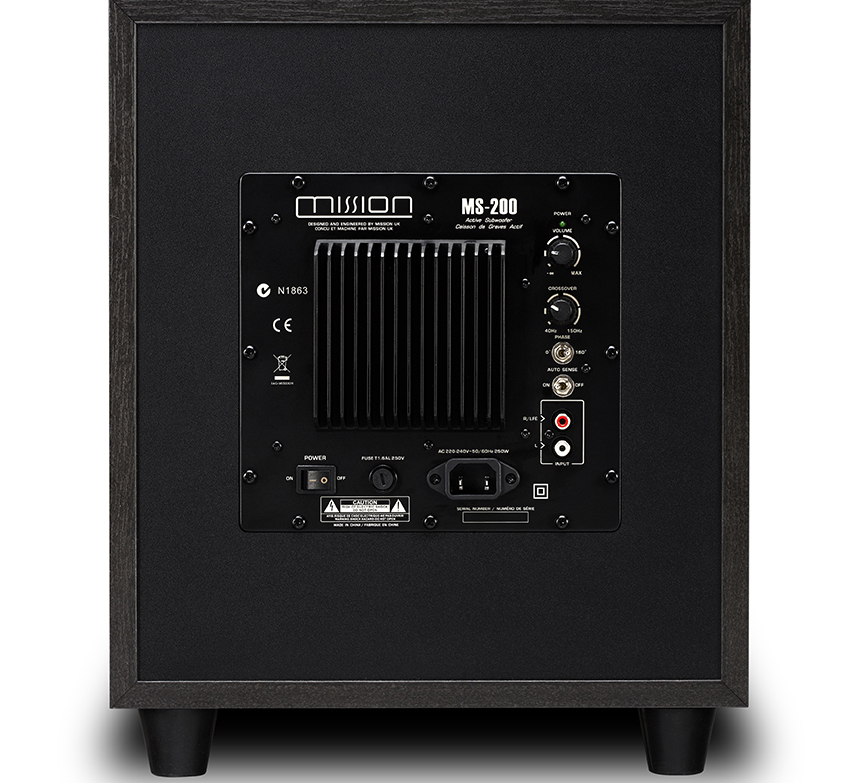 Mission MS-200 - сабвуфер (Blackwood) купить в интернет-магазине icover