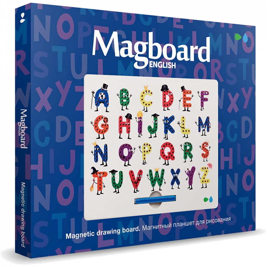

Планшет для рисования магнитами Magboard Алфавит Назад к Истокам