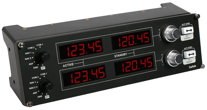 Saitek Pro Flight Radio Panel (PZ69) - многофункциональная панель (Black) купить в интернет-магазине icover
