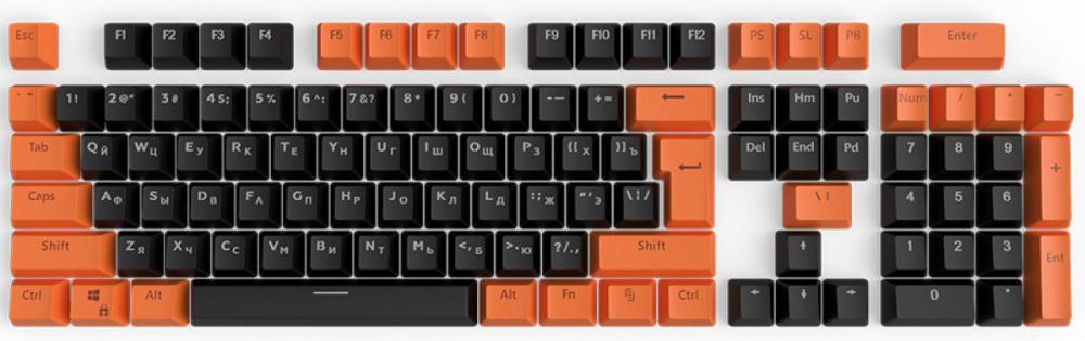 

Комплект клавиш Dark Project Keycaps KS-24 (Black/Dark Orange)