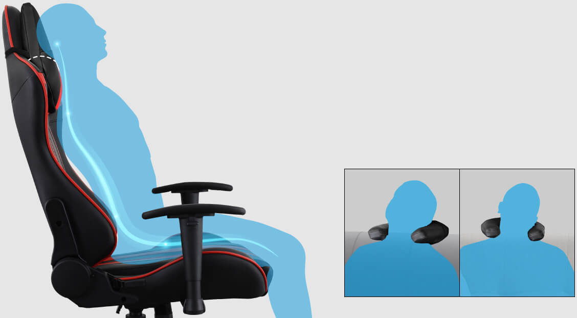 Игровое кресло Aerocool AC120 AIR (Black) купить в интернет-магазине icover