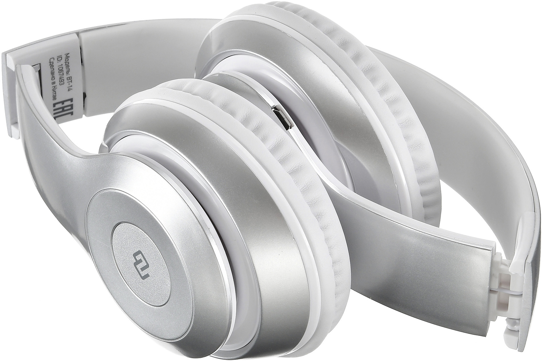 Bluetooth-наушники Digma BT-14 с микрофоном (Silver) купить в интернет-магазине icover
