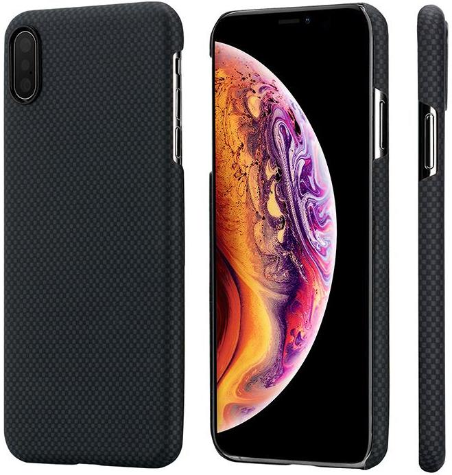 

Чехол Pitaka Aramid Case Plain (KI9002XM) для iPhone XS Max (Black/Grey)