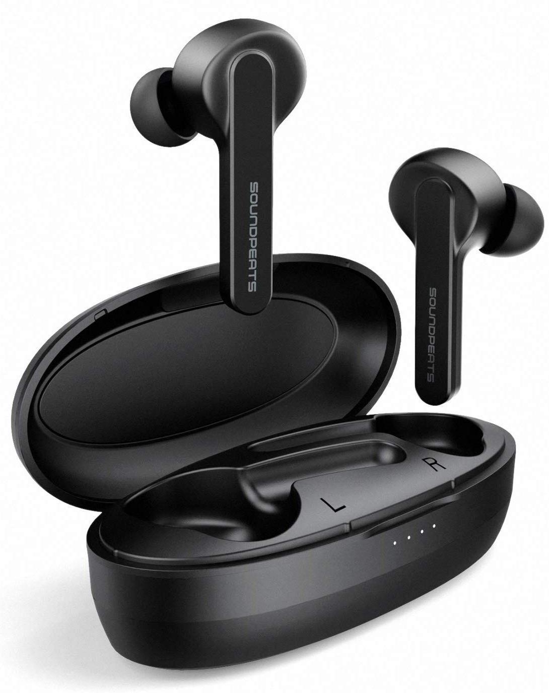 

Bluetooth-наушники с микрофоном SoundPeats TrueCapsule (Black)