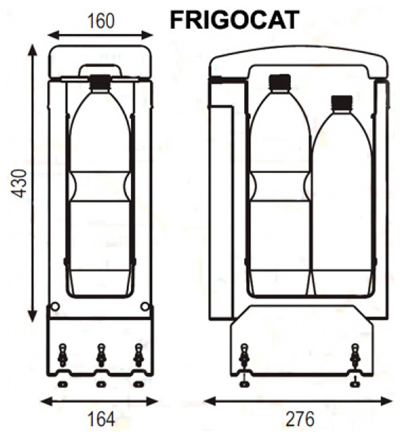 Indel B Frigocat 12V (TB007NT1**) - автохолодильник термоэлектрический (Grey) купить в интернет-магазине icover