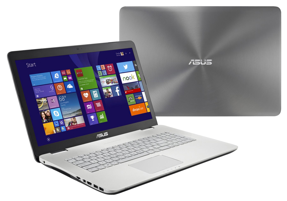 Ноутбук Asus N751JK 17.3",  i7-4710HQ/12GB/HDD 1TB/GTX 850M (90NB06K2-M01020) купить в интернет-магазине icover