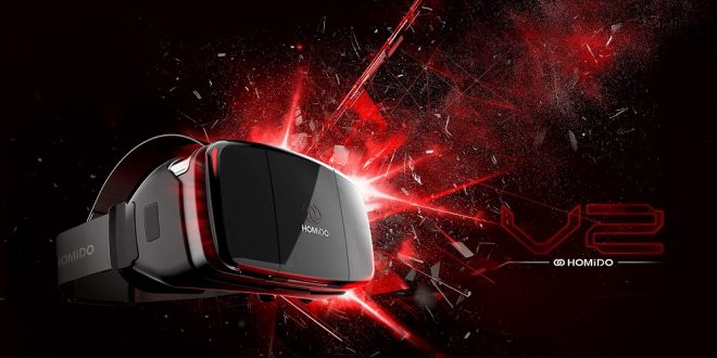 Шлем виртуальной реальности Homido V2 (Black) купить в интернет-магазине icover